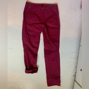 Patagonia dark pink venga rock pants very new condition